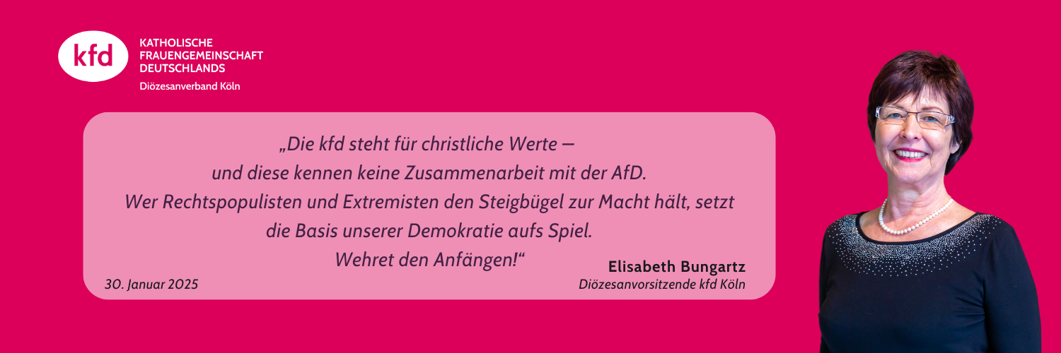 Statement von Elisabeth Bungartz