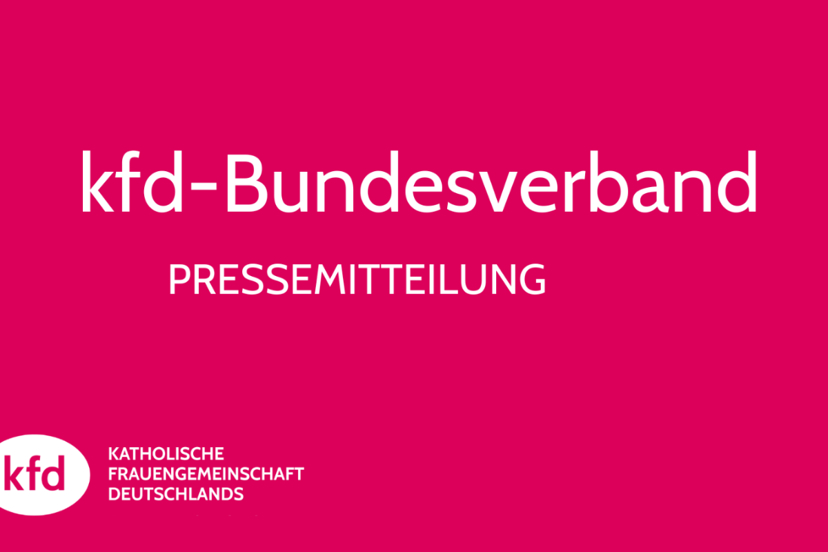 Pressemitteilung kfd Bundesverband